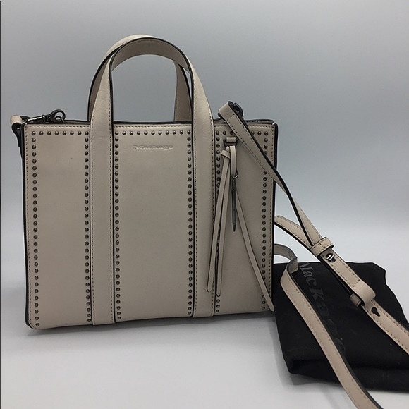 Mackage Handbags - Mackage Leather Studded Satchel Crossbody Bag